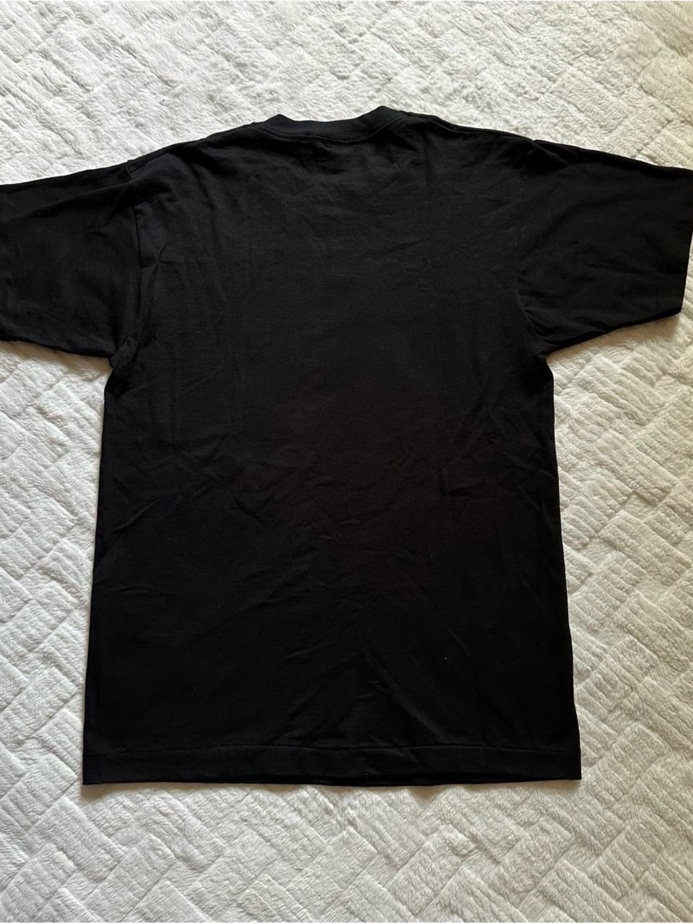 Vintage 90s Funny Bones Black Crewneck Party T-Shirt - Graphic Skeleton Design L - Picture 4 of 5